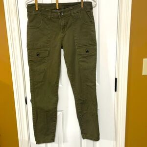 Kut green cargo pants size 4